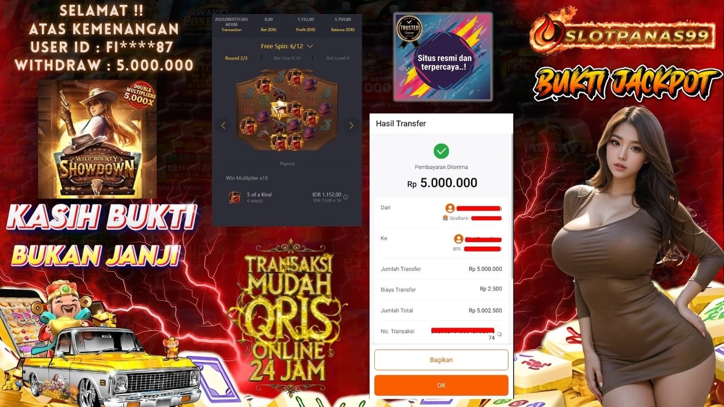 SLOTPANAS99 JACKPOT SLOT WILD BOUNTY SHOWDOWN